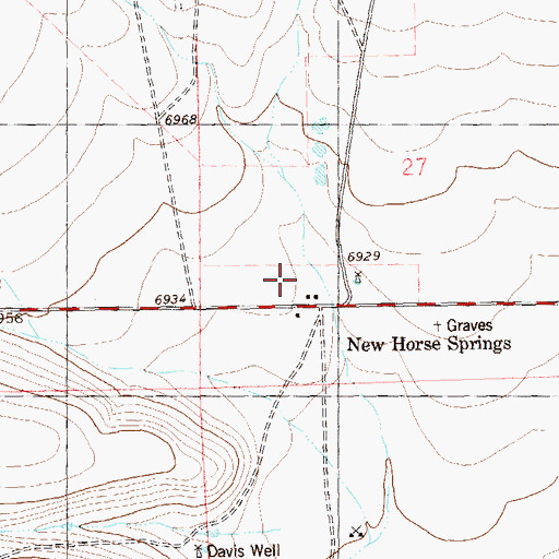 Topographic Map of Armijo 4 Water Well, NM
