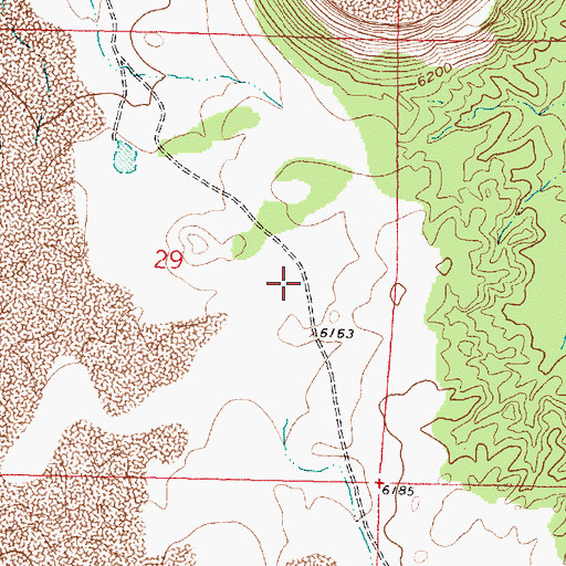 Topographic Map of Place Water Well, NM
