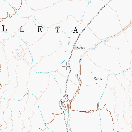 Topographic Map of Number 7 Water Well, NM
