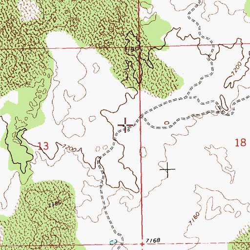 Topographic Map of North Camp Water Well, NM
