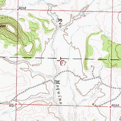 Topographic Map of Number 4 Water Well, NM