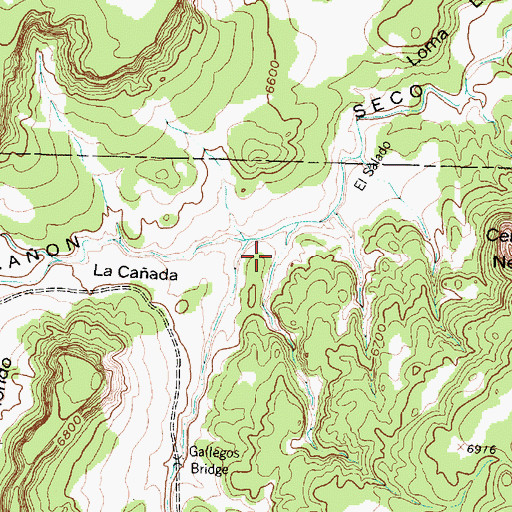 Topographic Map of Marquez W Water Well, NM