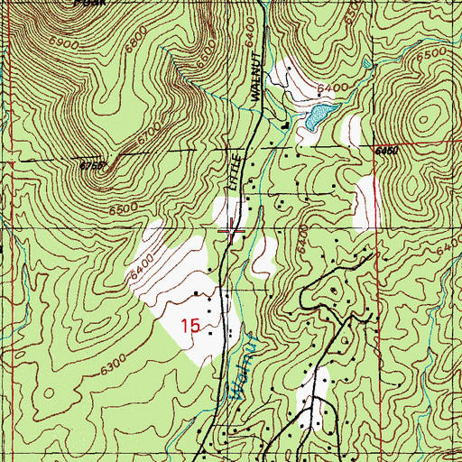Topographic Map of 00226 Water Well, NM
