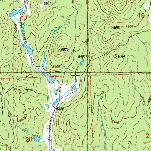 Topographic Map of 00189 Water Well, NM