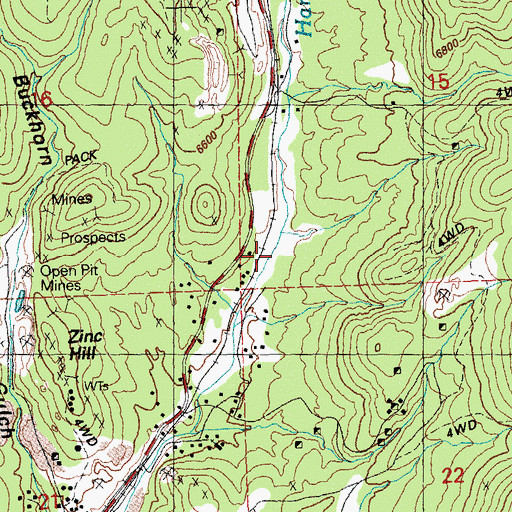 Topographic Map of 00120 Water Well, NM