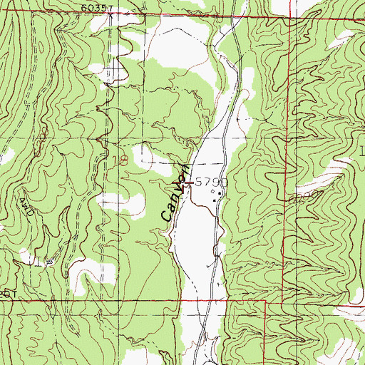 Topographic Map of 00028 Water Well, NM