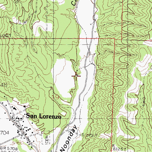 Topographic Map of 00031 Water Well, NM