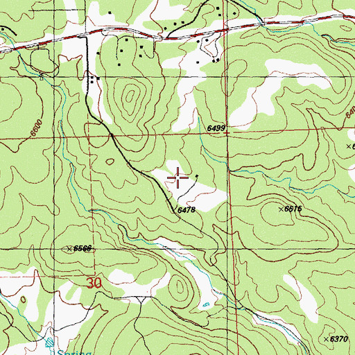Topographic Map of 00105 Water Well, NM