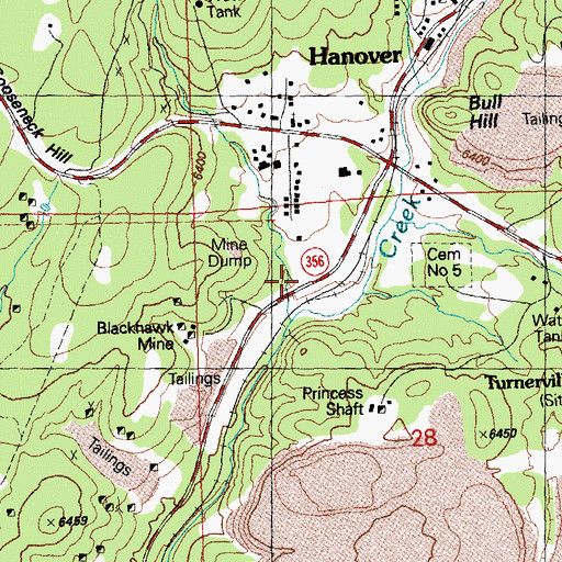 Topographic Map of 00158 Water Well, NM