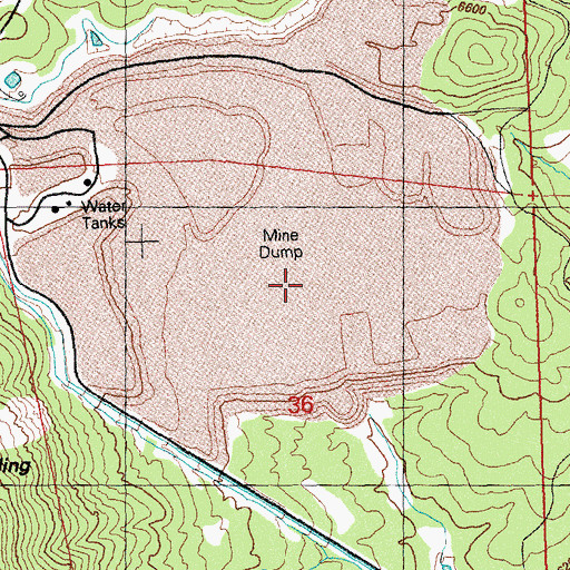 Topographic Map of 00169 Water Well, NM