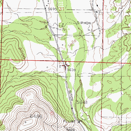 Topographic Map of 00276 Water Well, NM