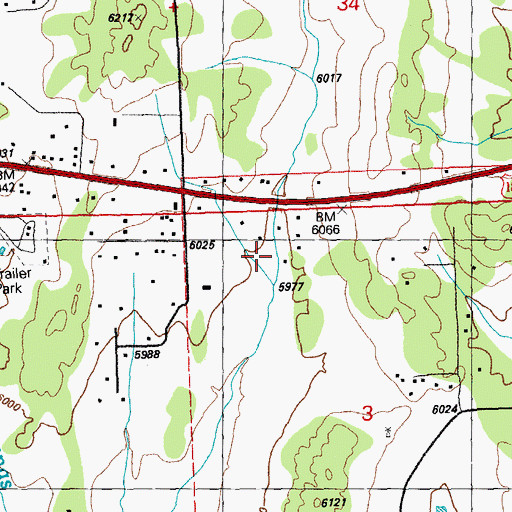 Topographic Map of 00360 Water Well, NM