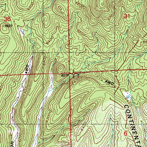Topographic Map of 00428 Water Well, NM