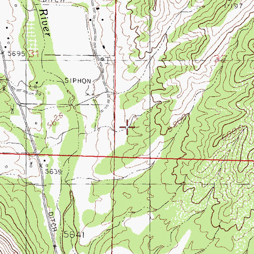 Topographic Map of 10169 Water Well, NM