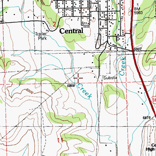 Topographic Map of 00358 Water Well, NM