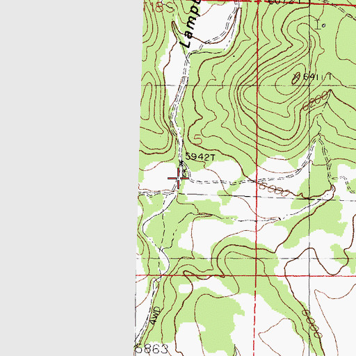 Topographic Map of 00321 Water Well, NM
