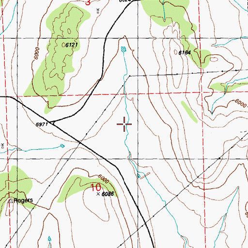 Topographic Map of 00388 Water Well, NM