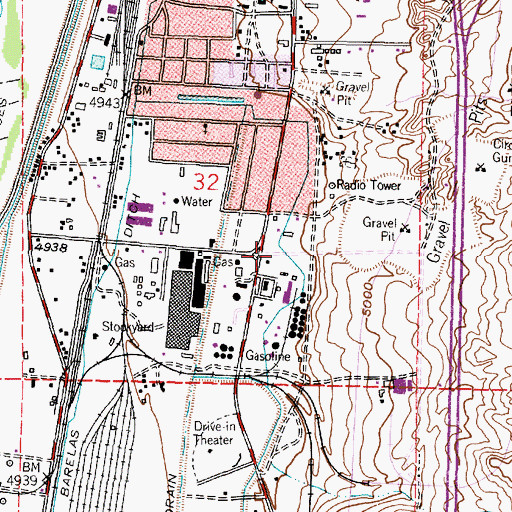 Topographic Map of San Jose 6 Water Well, NM