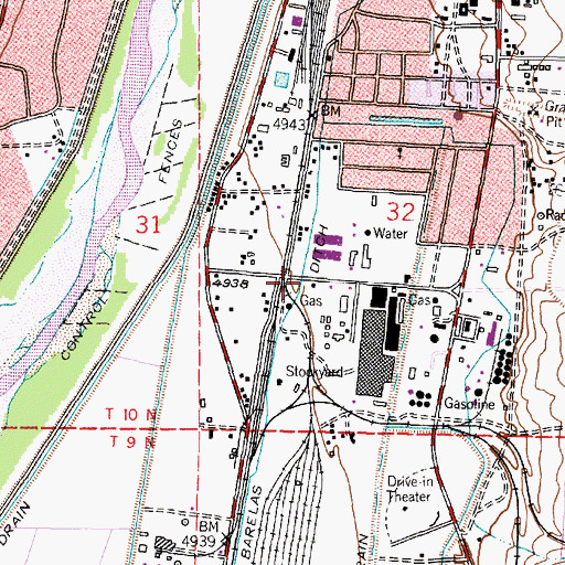 Topographic Map of San Jose 9 Water Well, NM