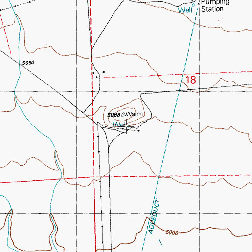 Topographic Map of Faywood (historical), NM