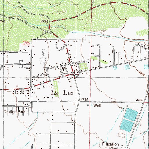 Topographic Map of Christadelphian Chapel, NM