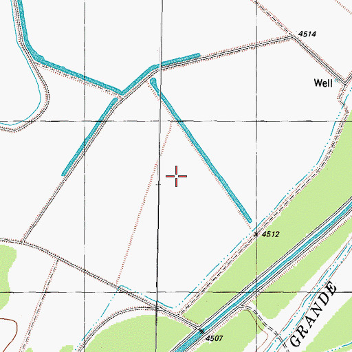 Topographic Map of Bosque Del Apache National Wildlife Refuge, NM