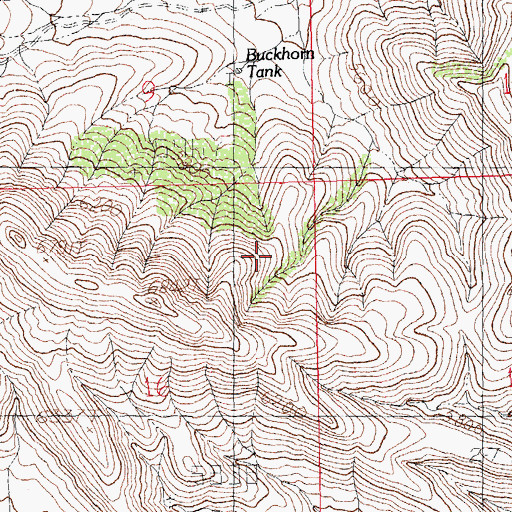 Topographic Map of Big Hatchet Mountains, NM