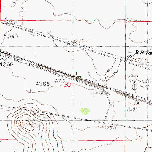 Topographic Map of Chappel, NM