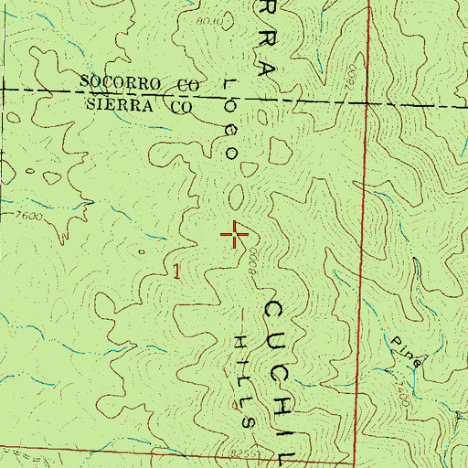 Topographic Map of Loco Hills, NM