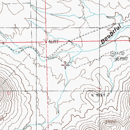 Topographic Map of Steins Peak Station, NM
