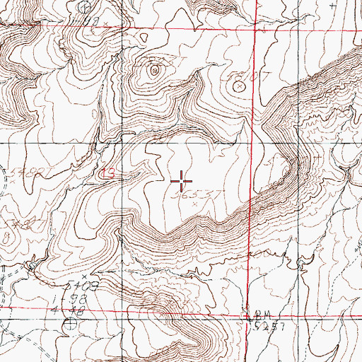 Topographic Map of Sierra de las Uvas, NM