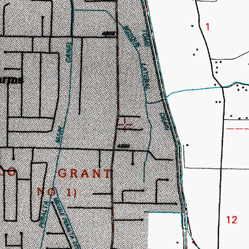 Topographic Map of First Asssembly of God Church, NM