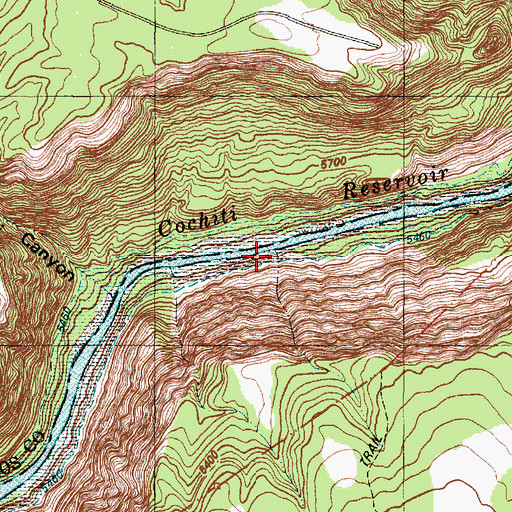 Topographic Map of Spring 7, NM