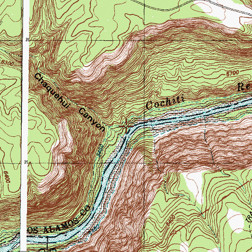 Topographic Map of Spring 9, NM