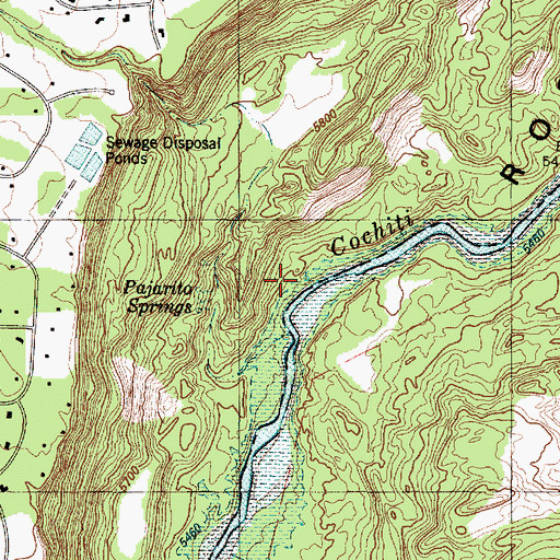 Topographic Map of Spring 4, NM