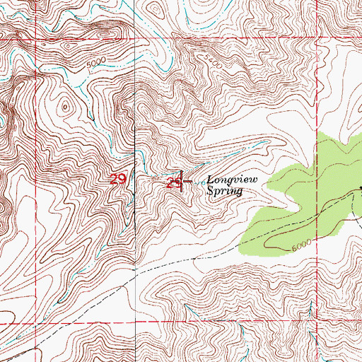 Topographic Map of Spring Number Eleven, NM