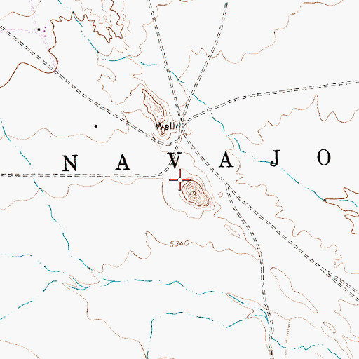 Topographic Map of 12R-80 Spring, NM