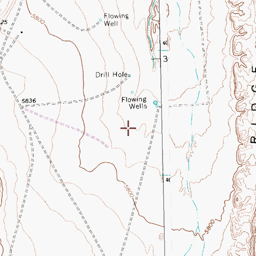 Topographic Map of 12R-61 Spring, NM