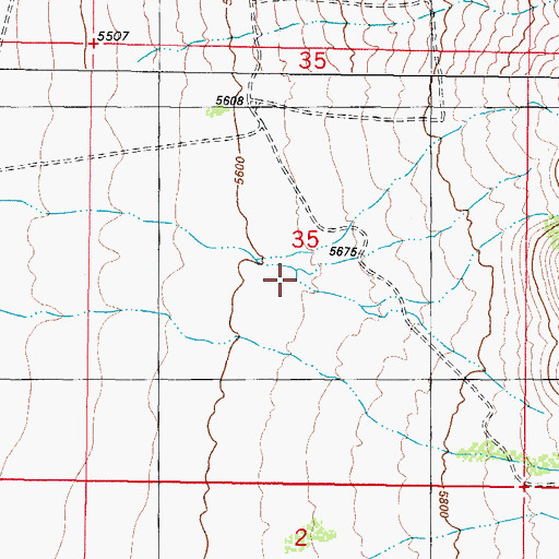 Topographic Map of Trail Canyon, NM