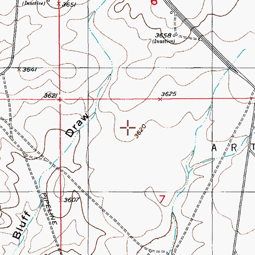 Topographic Map of Artesia Plant, NM
