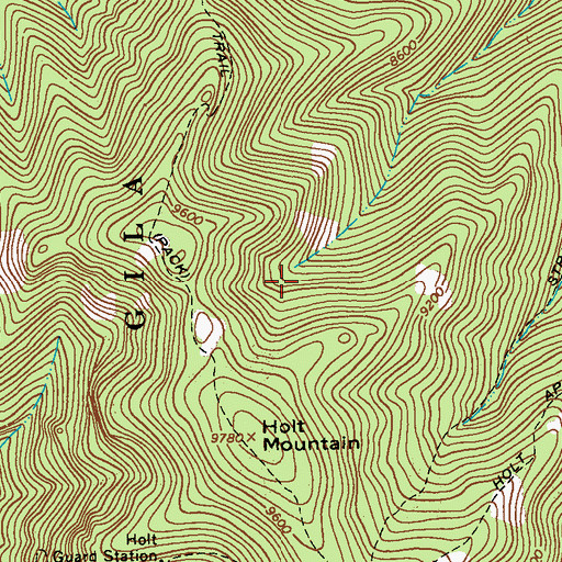 Topographic Map of Lone Star Number Seven Prospect, NM