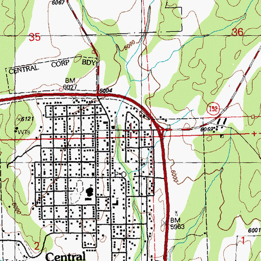 Topographic Map of The Bible Church, NM