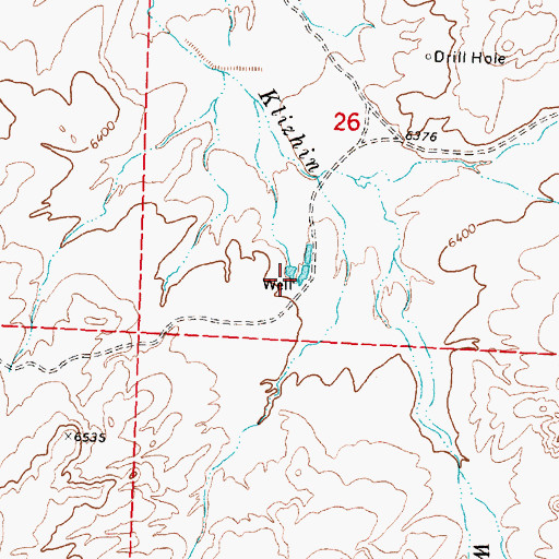 Topographic Map of IK 10 Water Well, NM