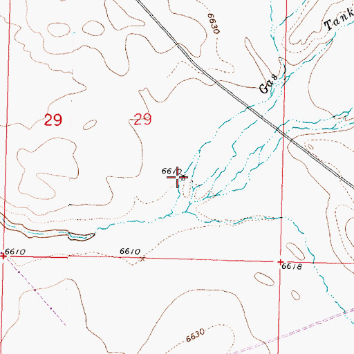 Topographic Map of CCR 22 Water Well, NM