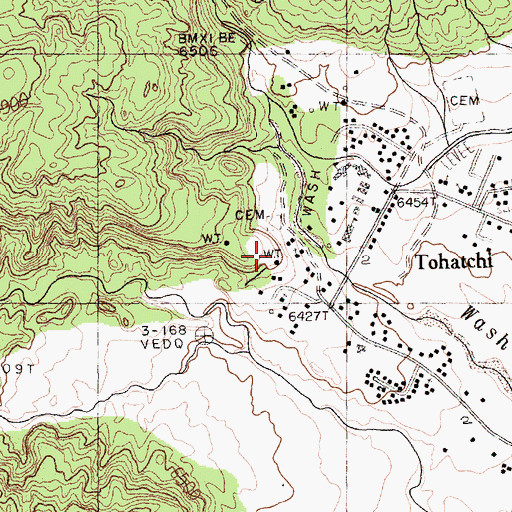 Topographic Map of 14T-514 Water Well, NM
