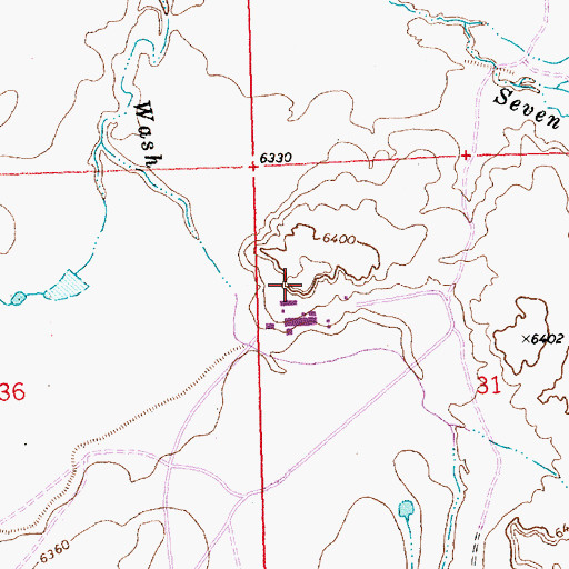Topographic Map of 19-11-31-131-4 Water Well, NM