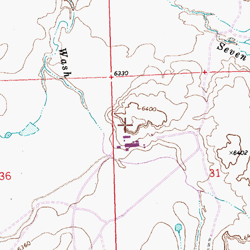 Topographic Map of 19-11-31-131-1A Water Well, NM