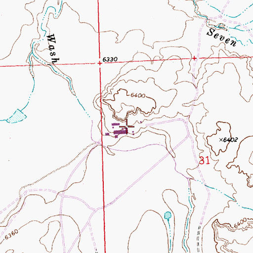 Topographic Map of 19-11-31-131-10 Water Well, NM