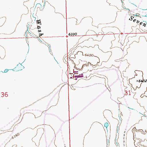 Topographic Map of 19-11-31-131-8 Water Well, NM