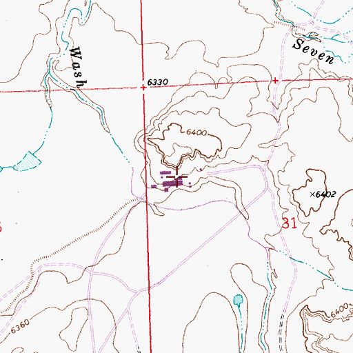 Topographic Map of 19-11-31-131-7 Water Well, NM